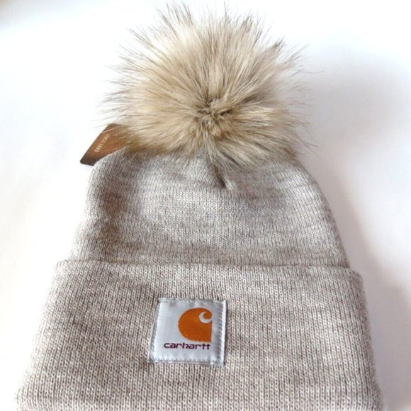 Carhartt Beanie Handmade in USA Pom - Picture 3 of 7